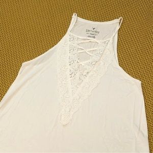 American Eagle Soft & Sexy White Tank